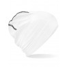 Winter hat - mod. B366:White, 95% cotton / 5% elastane, Black, One Size